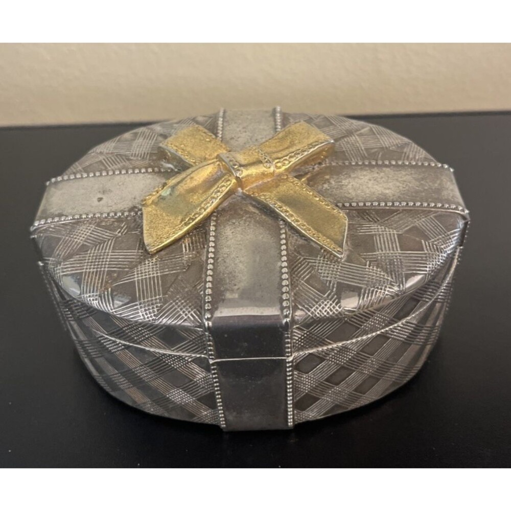 Vintage Godinger Silver Art Co. Jewelry Trinket Box